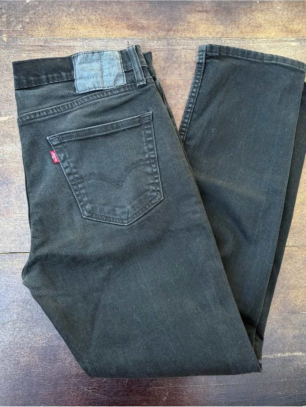 Levi's 511 Men's Black Straight Jeans